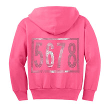 Load image into Gallery viewer, 5-6-7-8 Silver Sequin Dance Hoodie