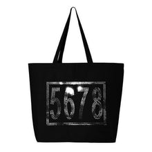 Load image into Gallery viewer, 5-6-7-8 Silver Sequin Dance Bag