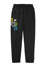 Load image into Gallery viewer, Color Block Bling Dance Joggers