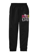 Load image into Gallery viewer, Color Block Bling Dance Joggers