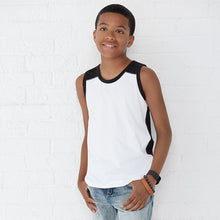 Load image into Gallery viewer, Contrast Back Tank Top - YOUTH