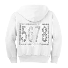 Load image into Gallery viewer, 5-6-7-8 Silver Sequin Dance Hoodie
